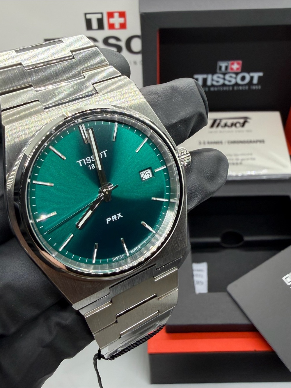 Tissot PRX Green Quartz 40mm Ref: T137.410.11.091.00
